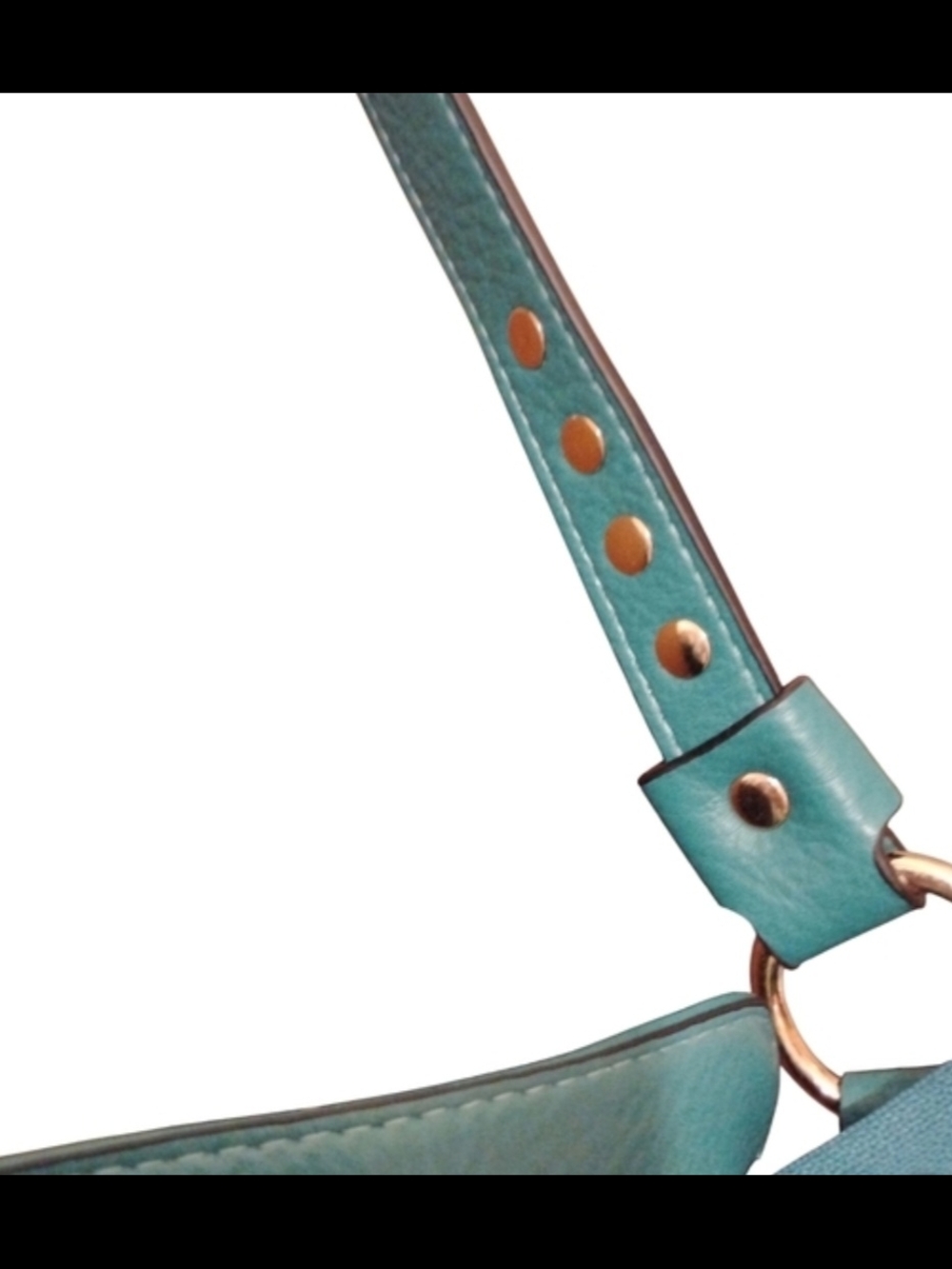 Montana West Teal Studded Shoulder Bag - Picture 7 of 15